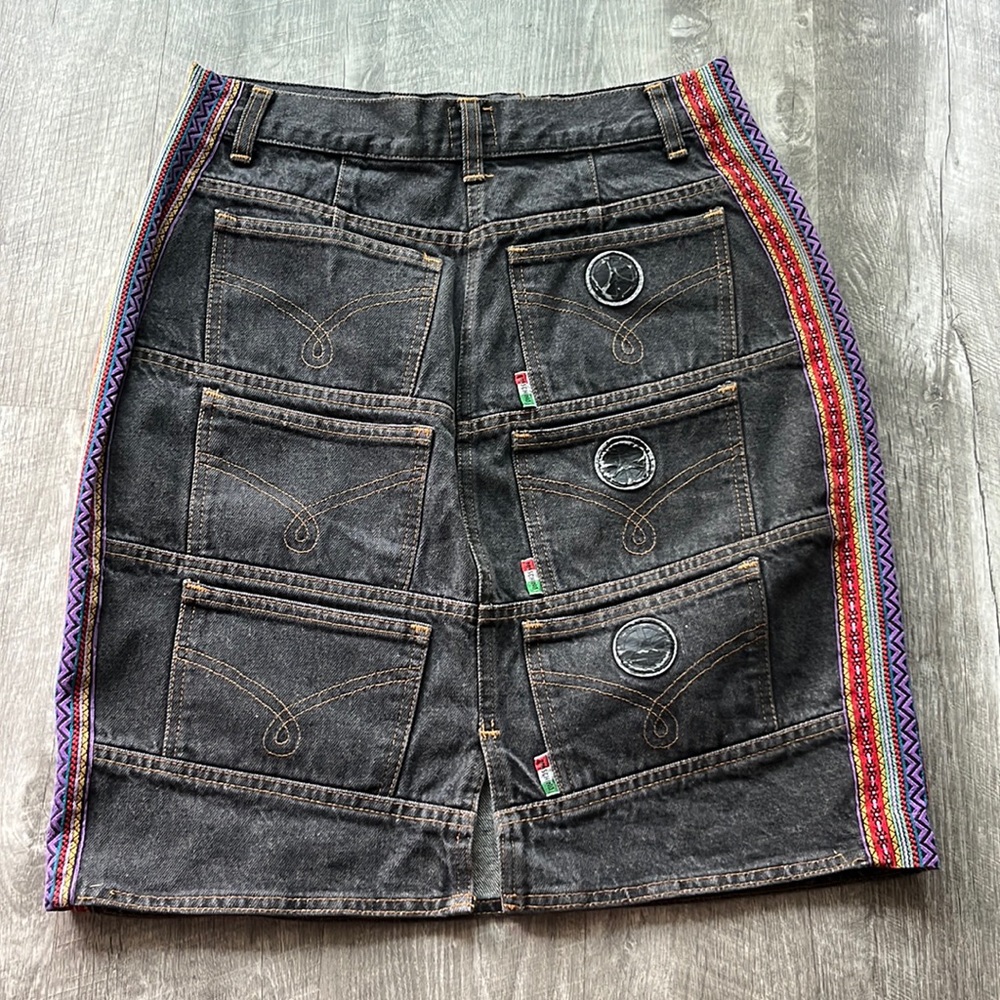 Moschino jeans jean skirt size 44 EUC